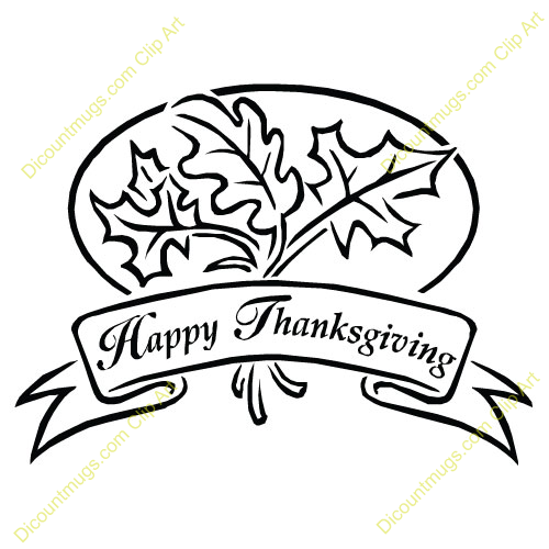 Happy thanksgiving clipart black and white 3 » Clipart Station.