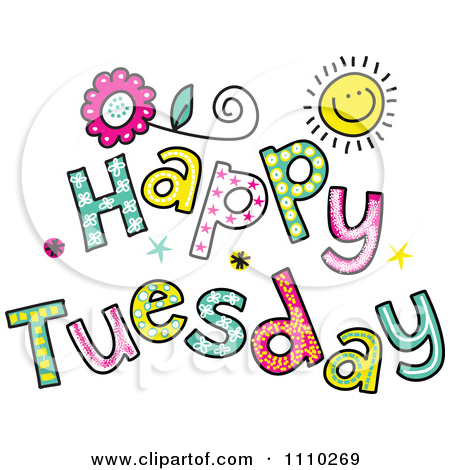 Happy Tuesday Winter Clipart.
