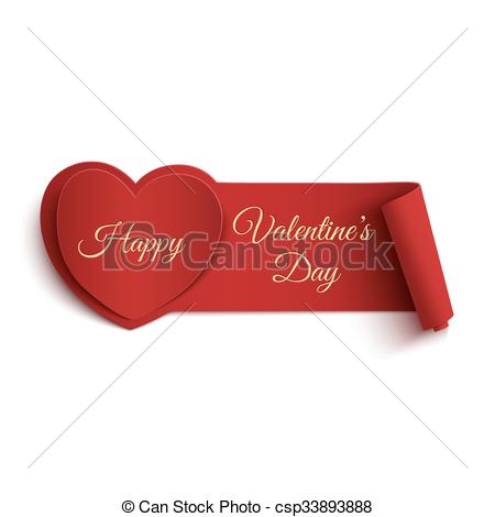 Happy Valentines Day banner..