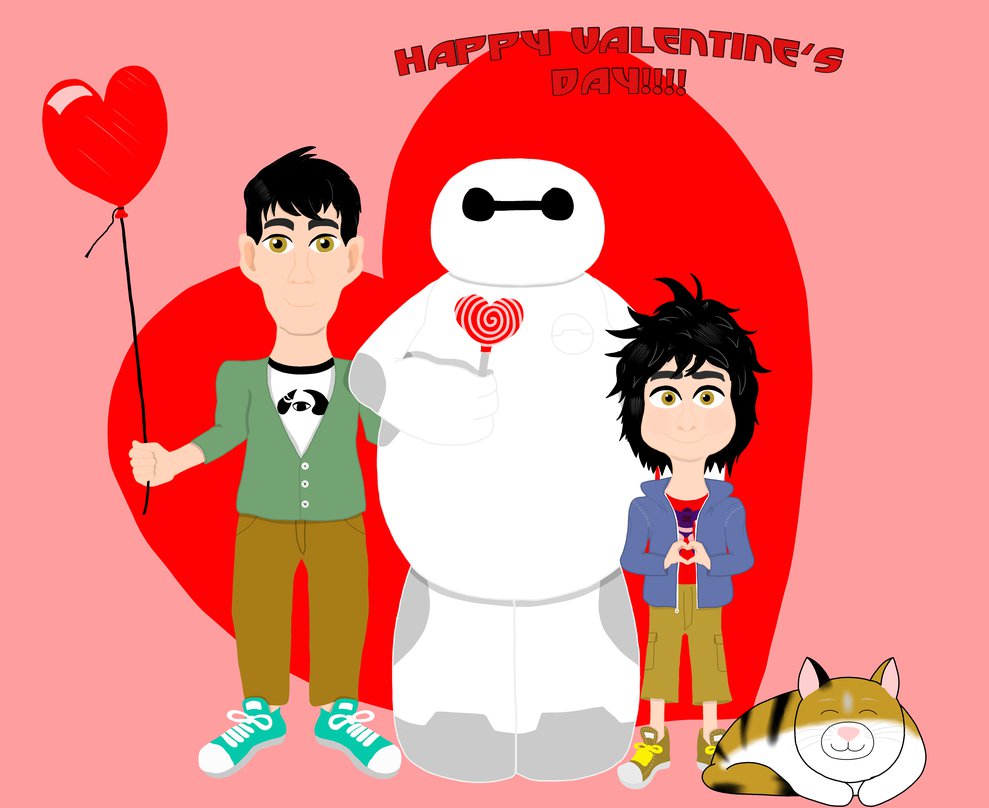 Happy Valentine's Day from the Hamada Brothers by DarkwingFan on.