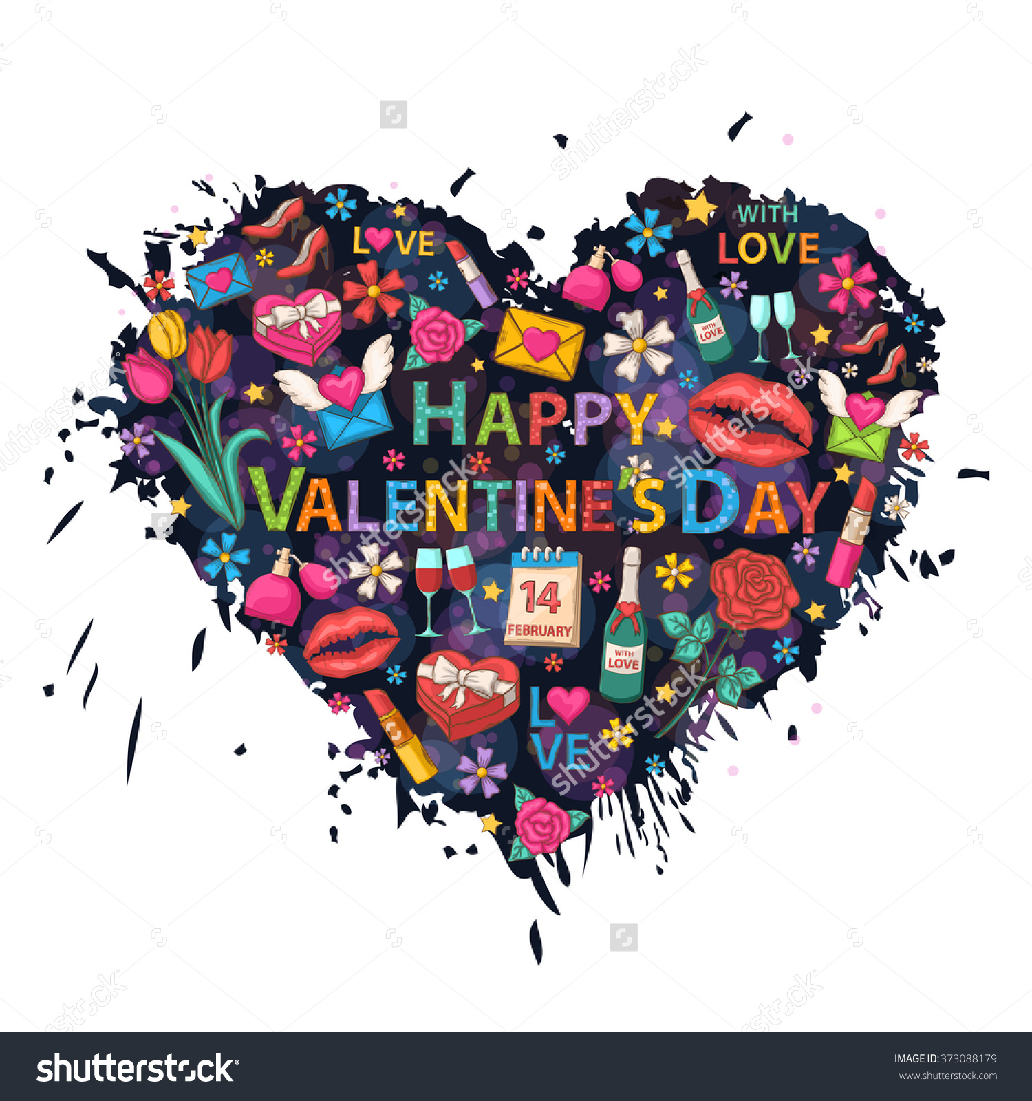 happy valentines day clipart flowers - Clipground1500 x 1600
