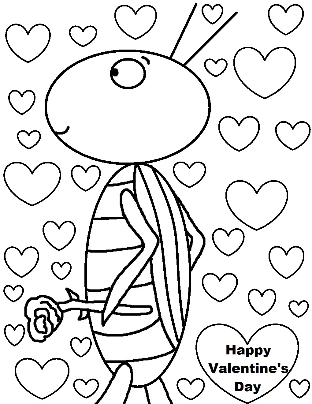 Happy Valentines Day Clipart To Color 20 Free Cliparts Download Images On Clipground 2024