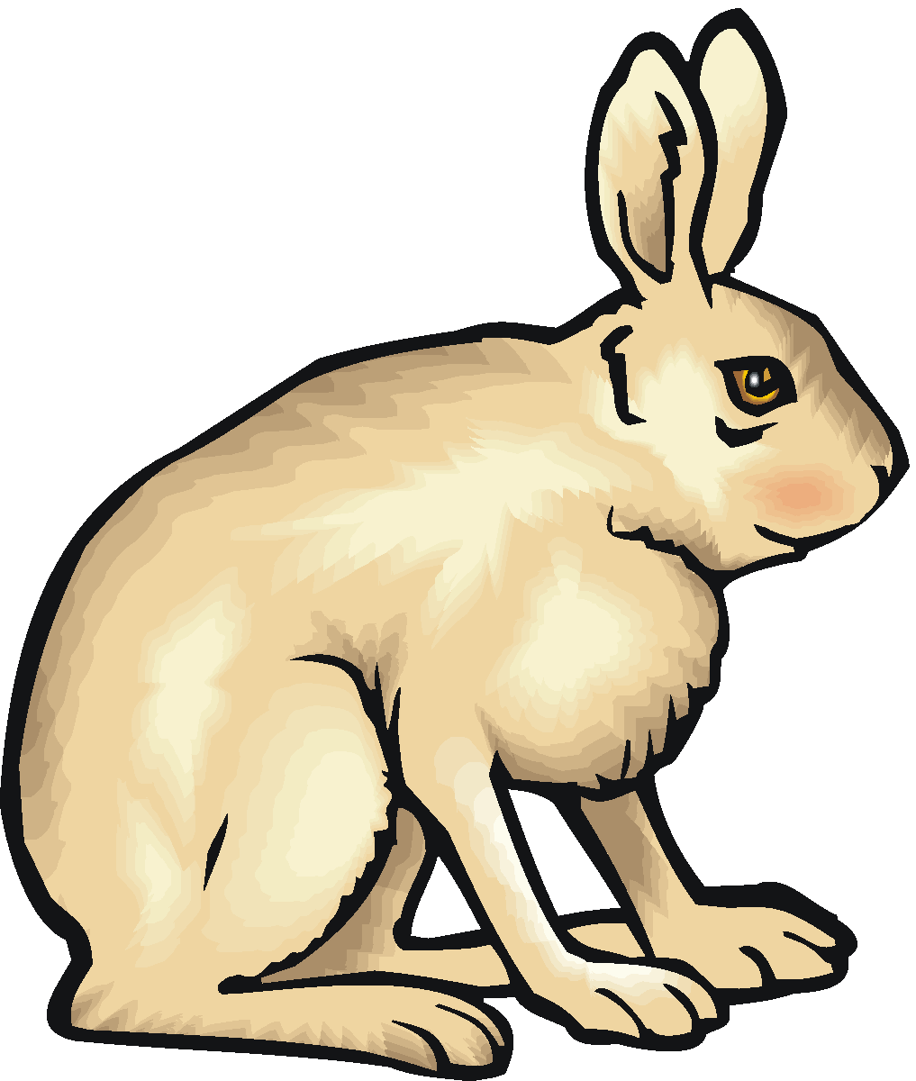 Hare Clip Art Free.