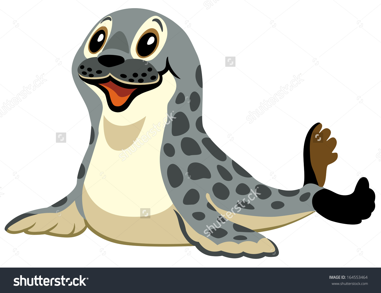 Showing post & media for Cartoon harbor seal.