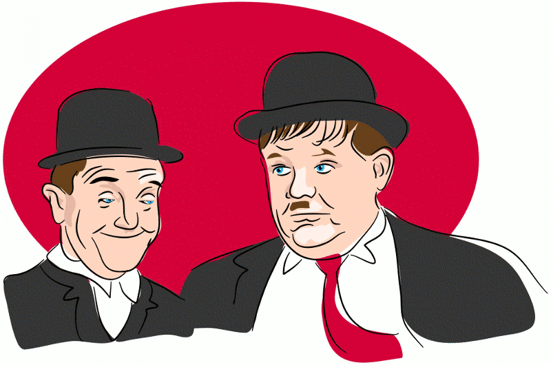 Laurel And Hardy Clipart.
