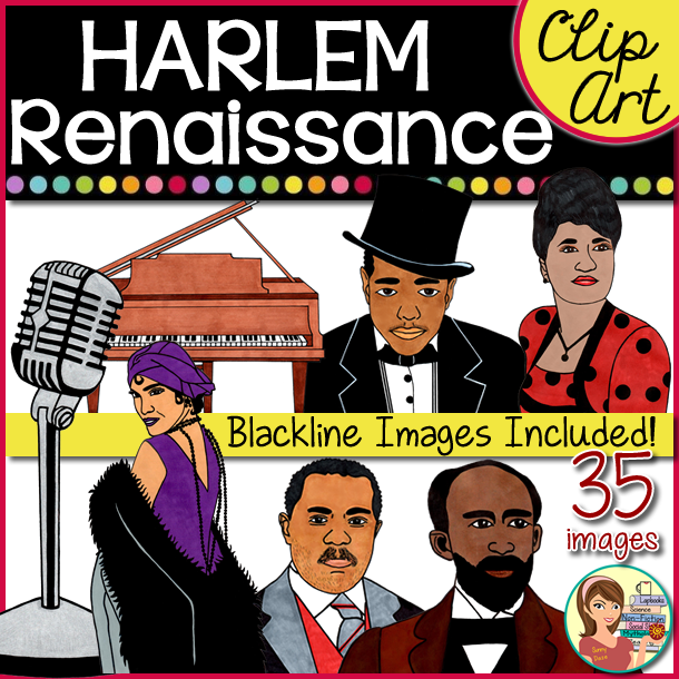 Harlem Renaissance Clip Art from SunnyDaze.