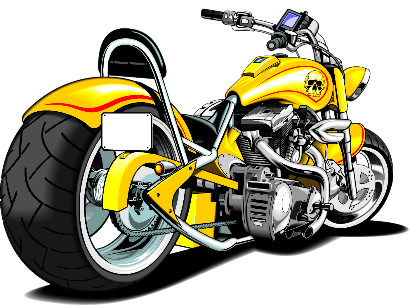 Harley Davidson Motorcycle Cliparts.
