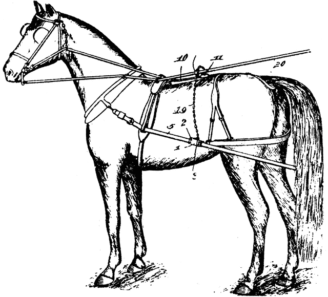 Horse Detaching Harness.