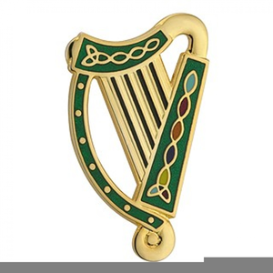 Celtic Harp Clipart.