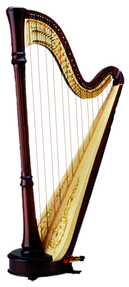 Harp PNG images free download.