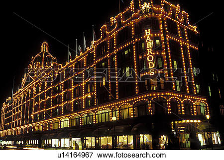 Picture of Harrods, London, England, Great Britain, United Kingdom.