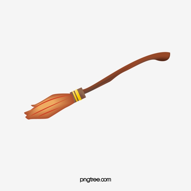 Broomstick, Magic, Clean, Harry Potter PNG Transparent Clipart Image.