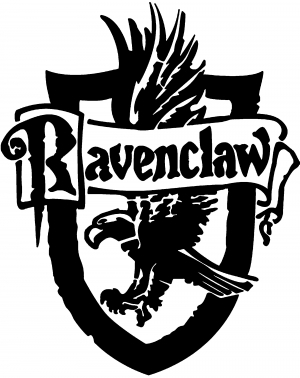 Ravenclaw Logo Silhouette.