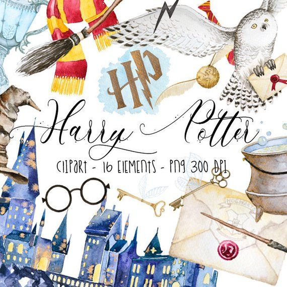 Download harry potter watercolor clipart 10 free Cliparts ...