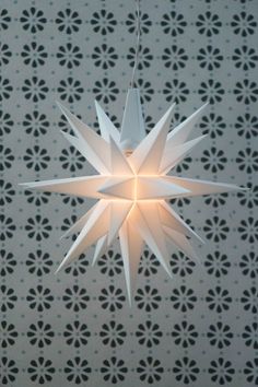 This Moravian Star in the Central Moravian Church Belfry.