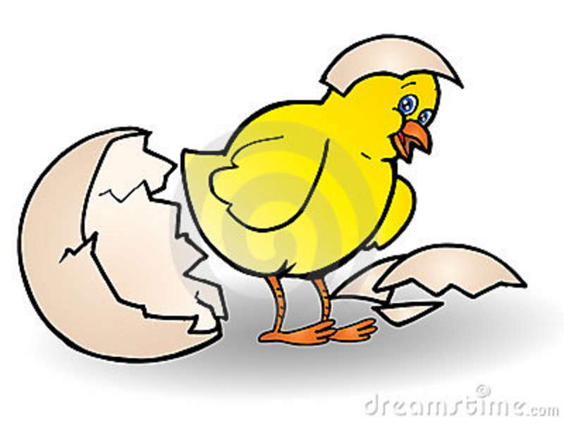 Hatching Egg Clipart.