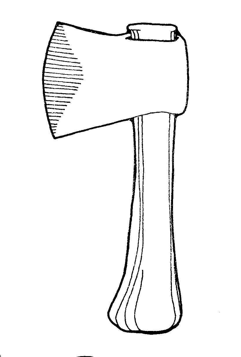 Hatchet Tool Clipart.