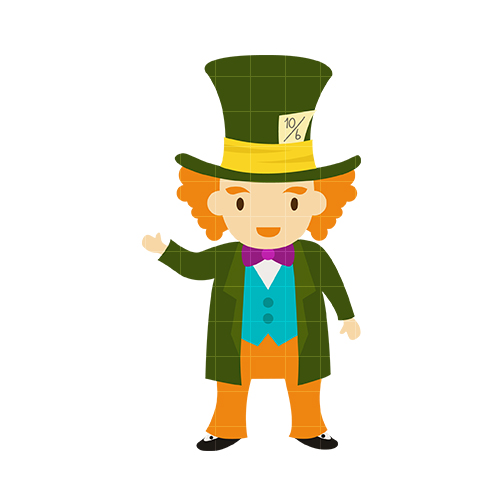 Mad Hatter Clipart.