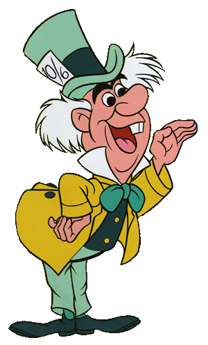 Disney mad hatter clipart.