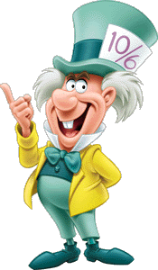 Disney mad hatter clipart.