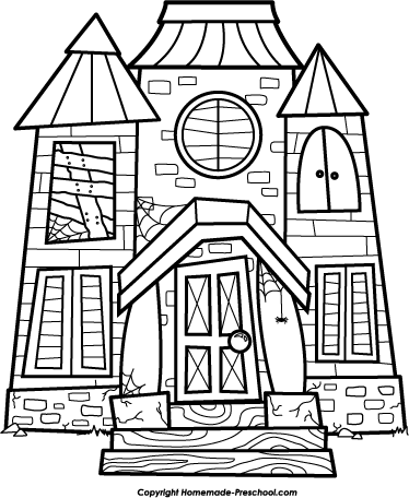 Haunted House Clipart Black And White (102+ images in Collection) Page 1.