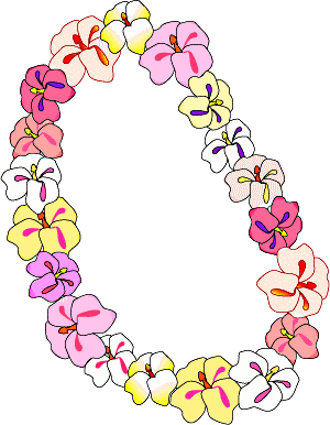 Hawaiian flower clip art borders free clipart images 4.
