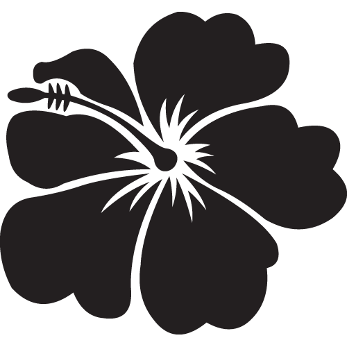 Hawaii flowers clip art.