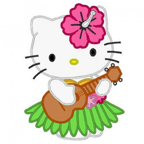 Hawaiian Hello Kitty Clip Art