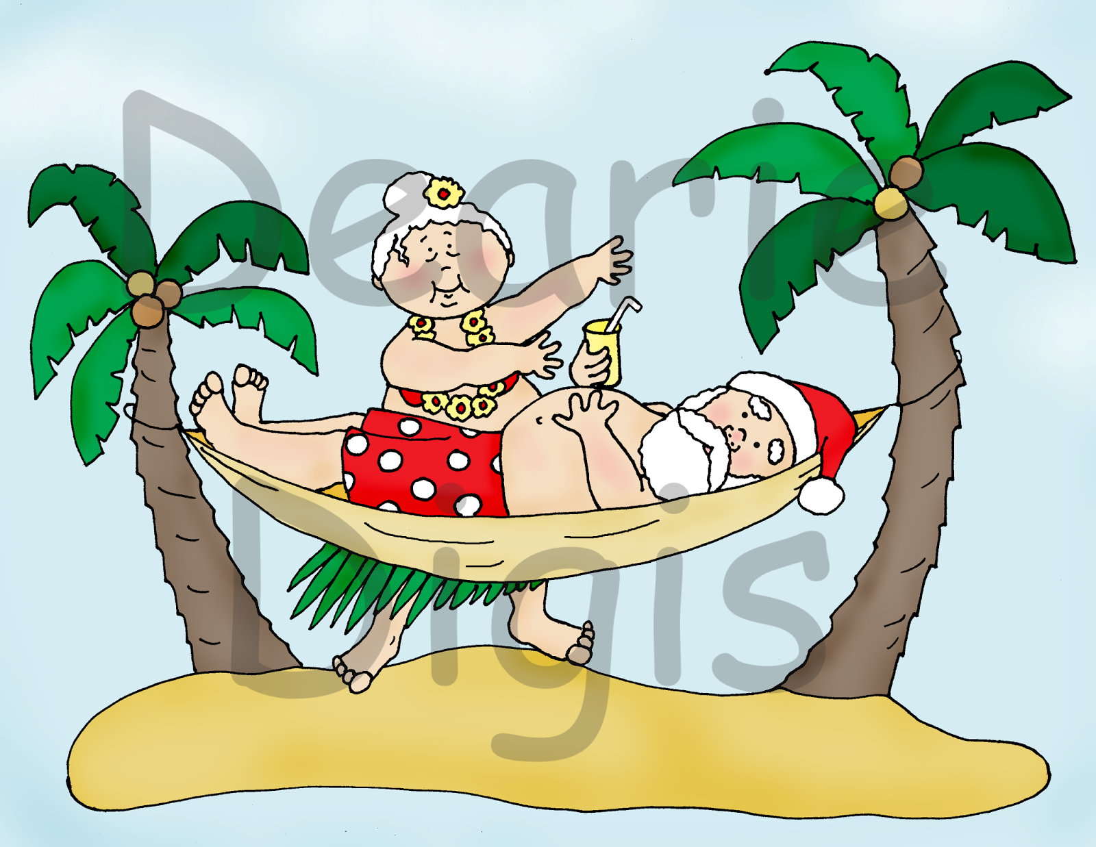 hawaiian santa clipart 20 free Cliparts | Download images on Clipground 