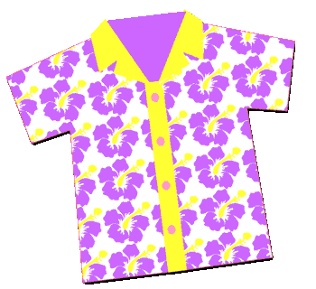 Hawaiian Shirt Clip Art.