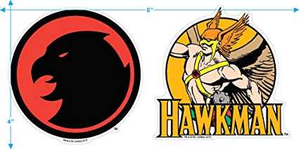 Hawkman DC Comics T Shirt & Stickers.