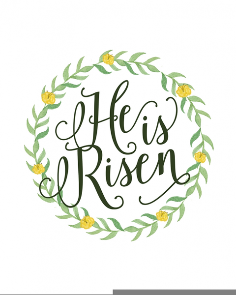 Easter He Is Risen Clipart.