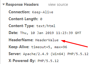 Setting custom headers with PHP..