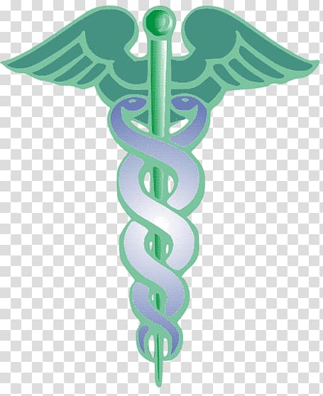 Staff of Hermes Gynaecology Caduceus as a symbol of medicine.