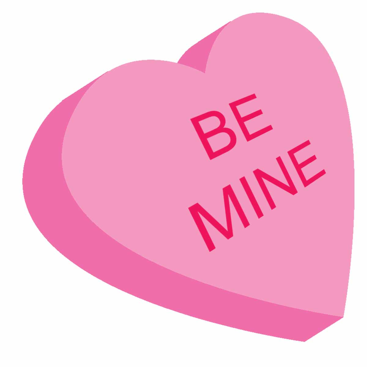 Candy hearts clipart.