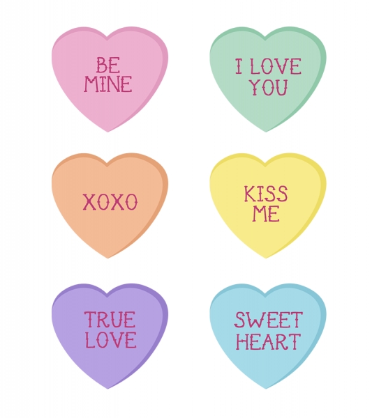 Candy Hearts Png (110+ images in Collection) Page 3.