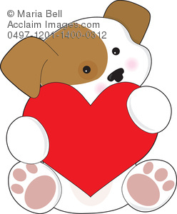 Download heart clipart for valentines day cute animals 20 free ...