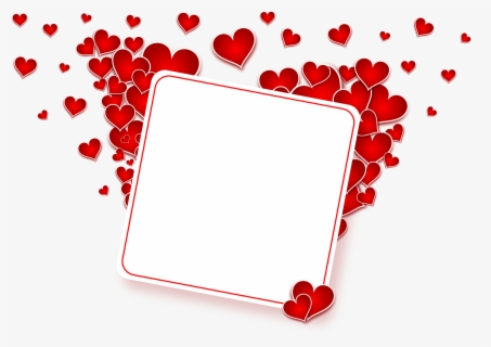 Free Heart Frame Clip Art with No Background.