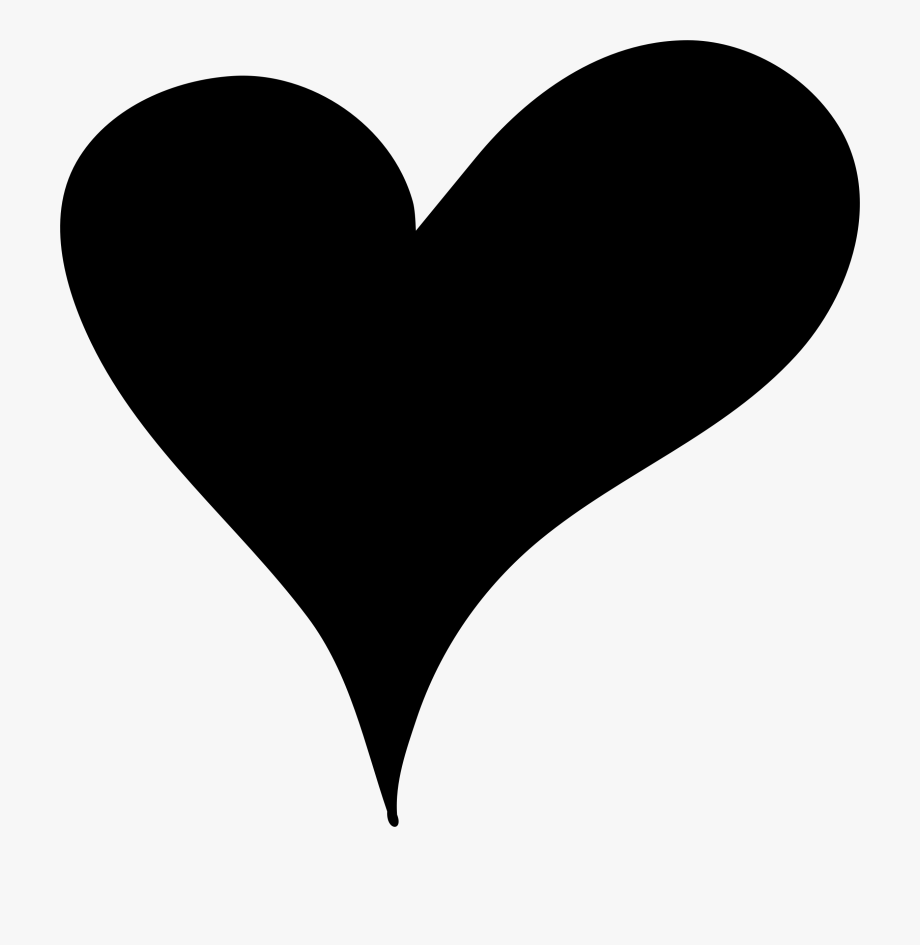 Hearts Clipart Doodles Heart Png Cute Doodled Black - Hand Drawn Heart 649