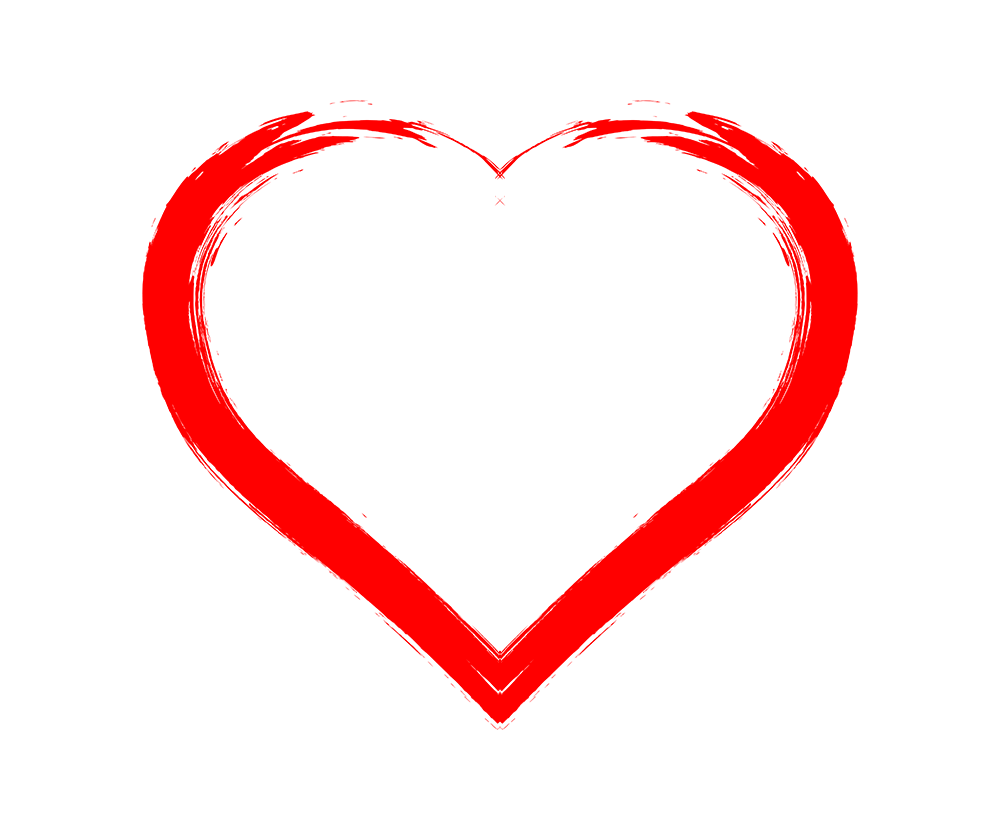 drawing heart png transparent without background image.