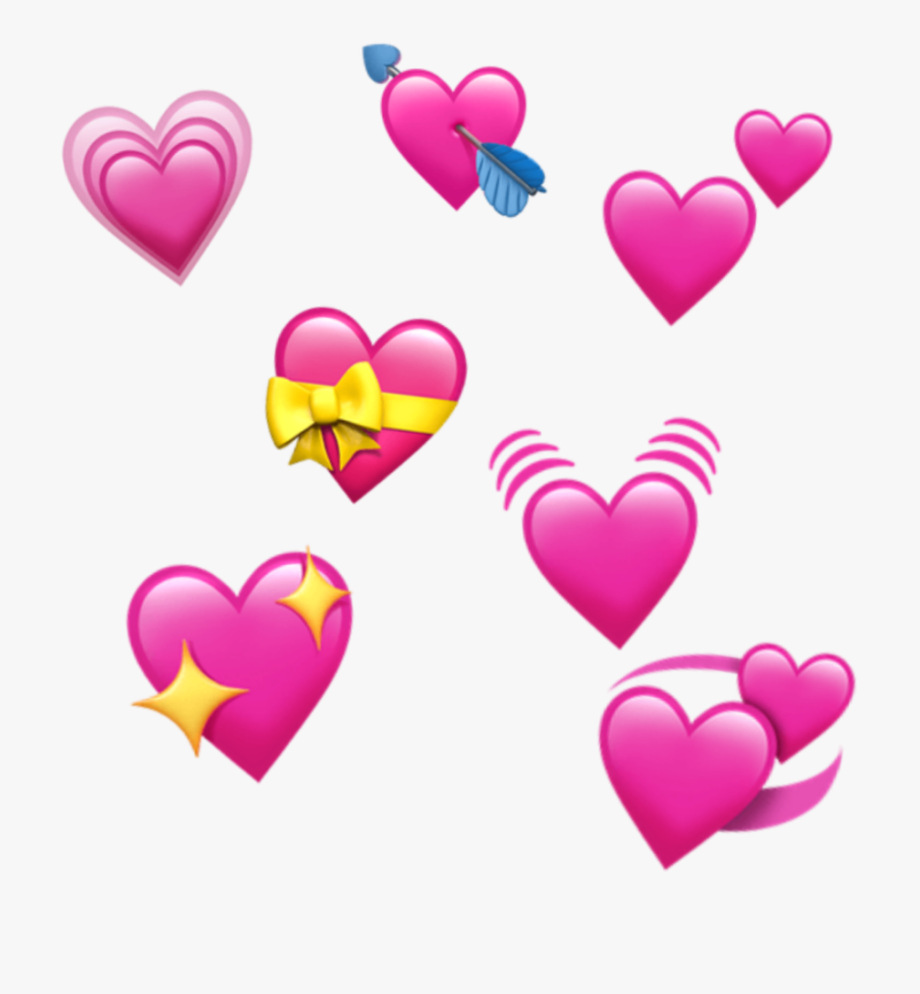 23+ Fakten über Iphone Herz Emoji Pink: Download transparent iphone