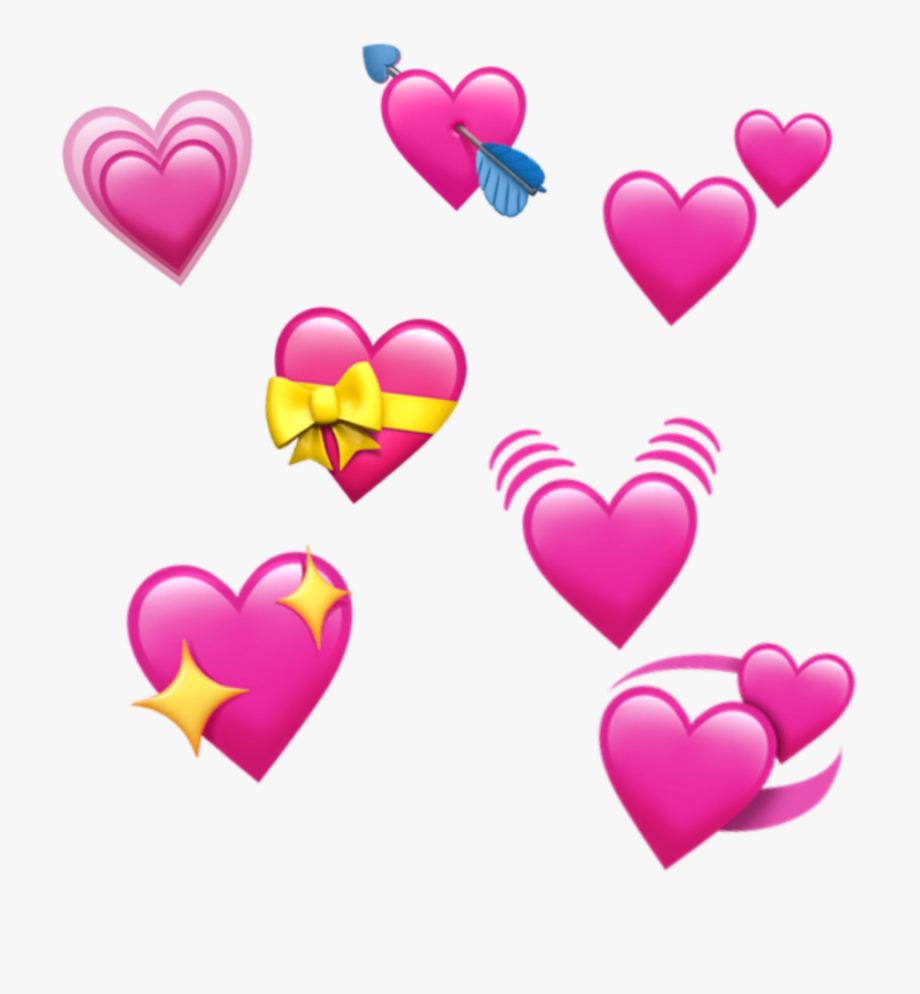 Sparkling Pink Heart Emoji Pink Heart Emoji Heart Emo - vrogue.co