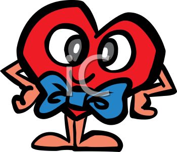 Eyes with hearts clipart.