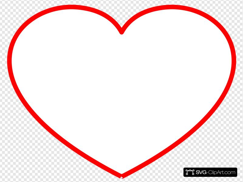 Heart Frame New Red Clip art, Icon and SVG.