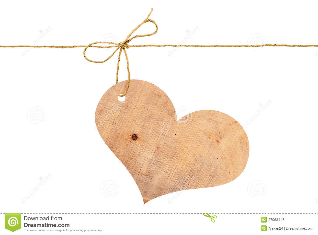 Wooden heart clipart.
