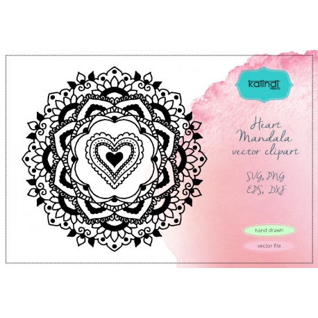 heart mandala clipart 20 free Cliparts | Download images ...