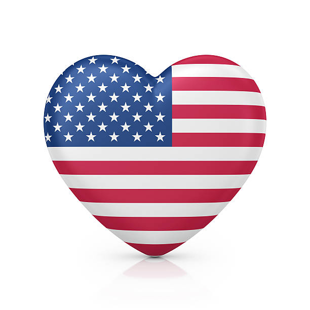 2919 American Flag free clipart.