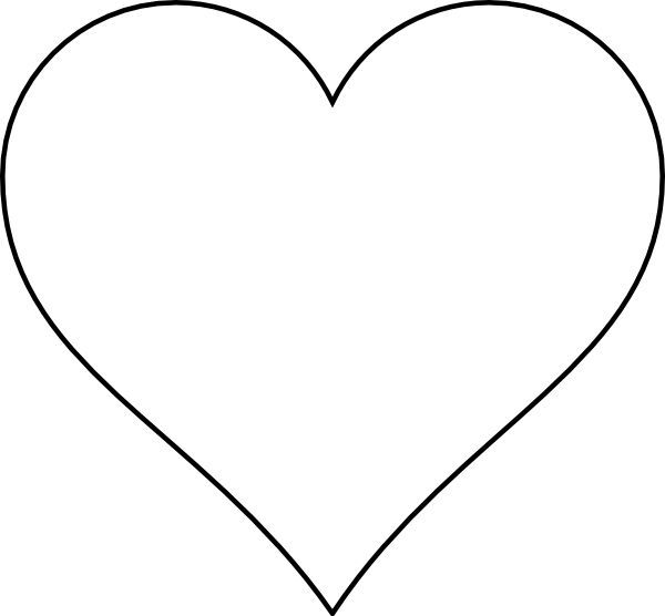 heart template printable.