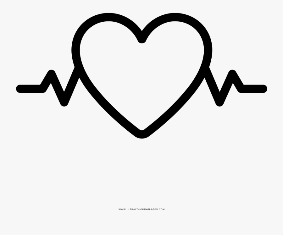 Heartbeat Coloring Page.
