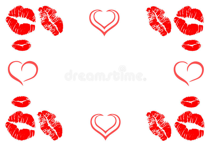 Kisses Stock Illustrations.